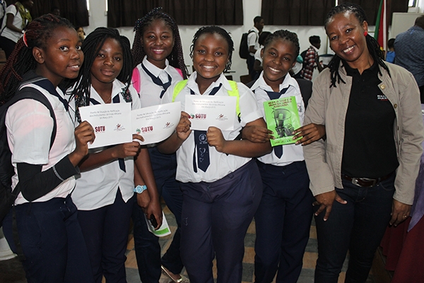 Campanha da União Africana na E.S.Josina Machel